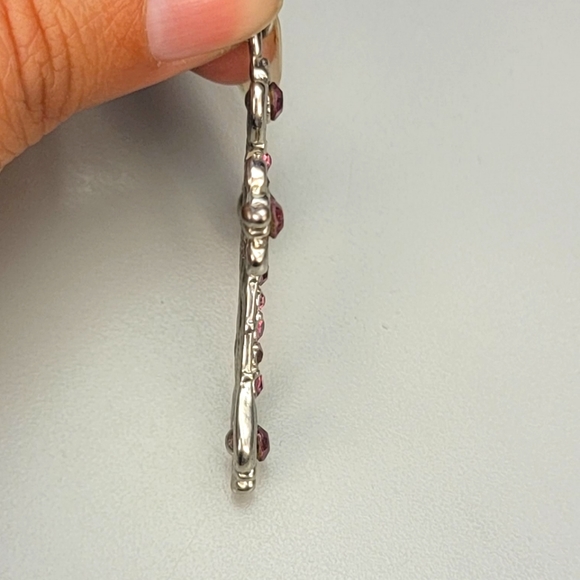 Three (3) Rhinestone Cross Pendants - Picture 3 of 13